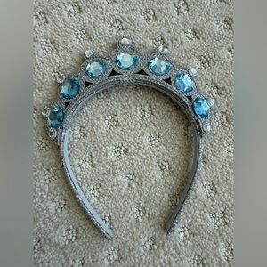 Disney Felt Sparkle Headband with Blue Gemstones